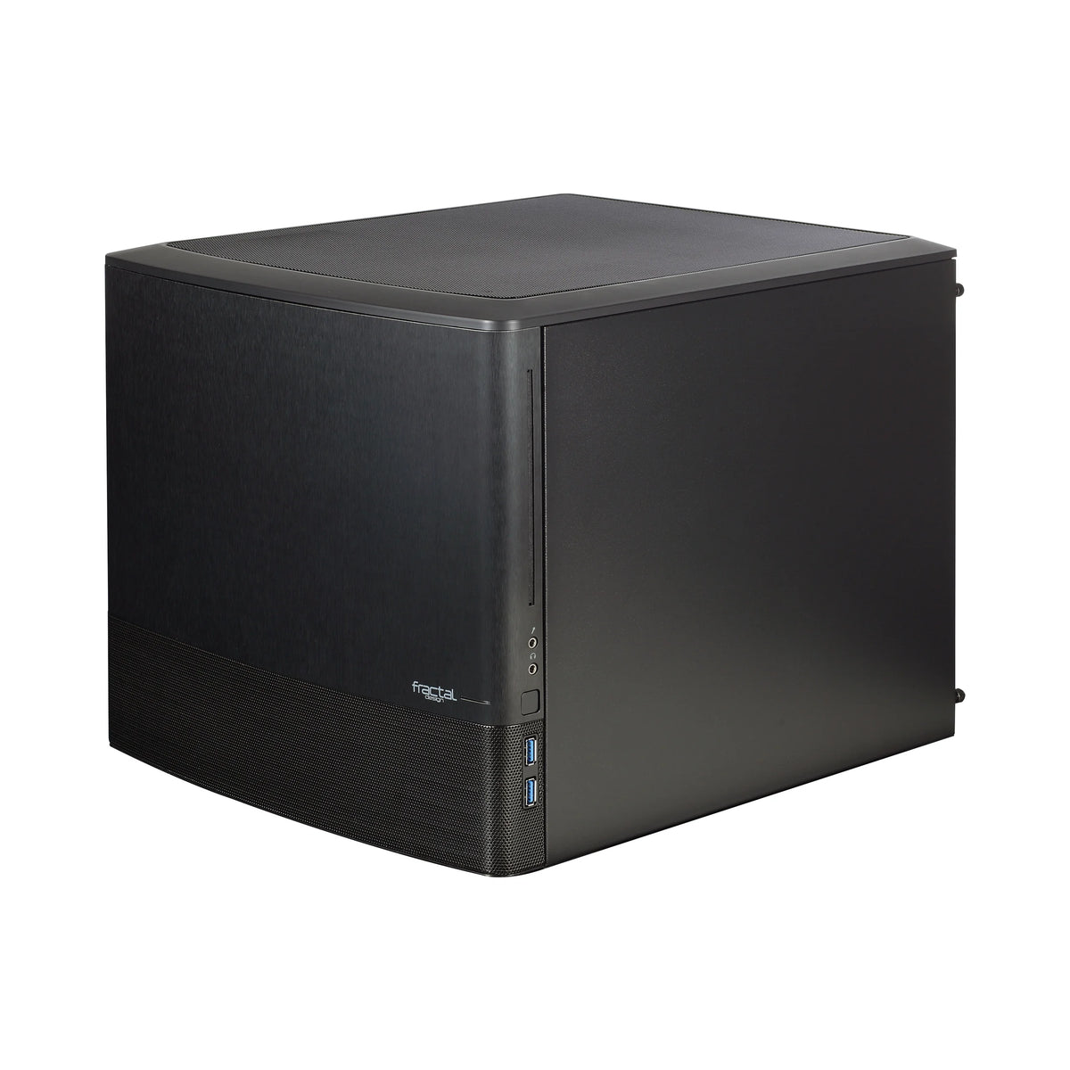 Black Window Aluminum/Steel Micro ATX Cube Computer Case I470452