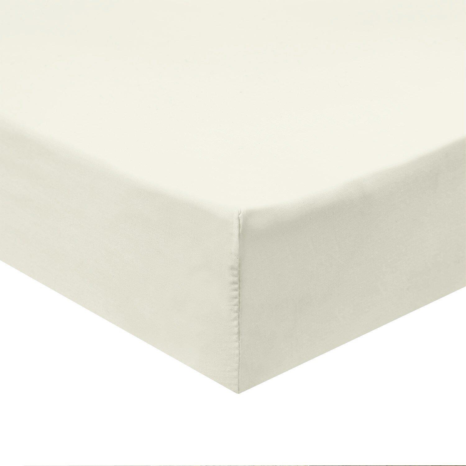 Twin XL Fitted Sheet Only - Cotton 340 Thread Count - 16” Deep Pocket
