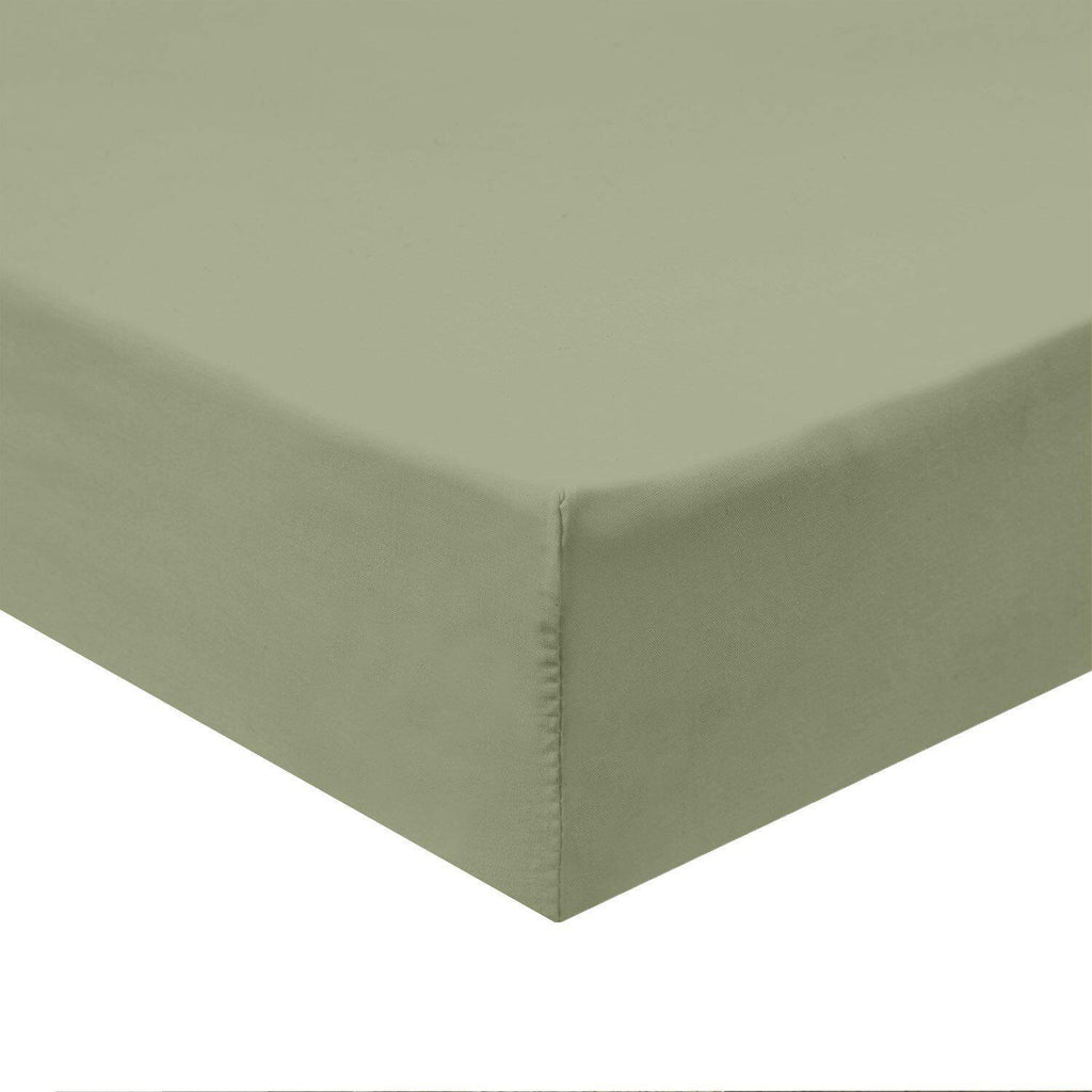 Twin XL Fitted Sheet Only - Cotton 340 Thread Count - 16” Deep Pocket