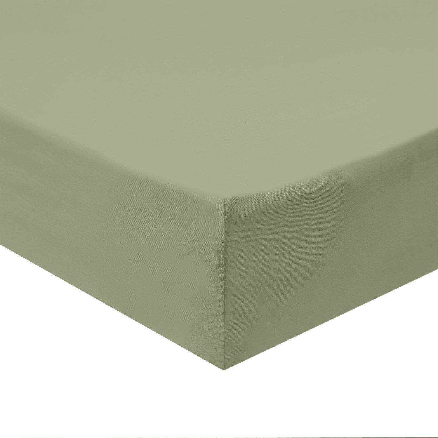 Twin XL Fitted Sheet Only - Cotton 340 Thread Count - 16” Deep Pocket