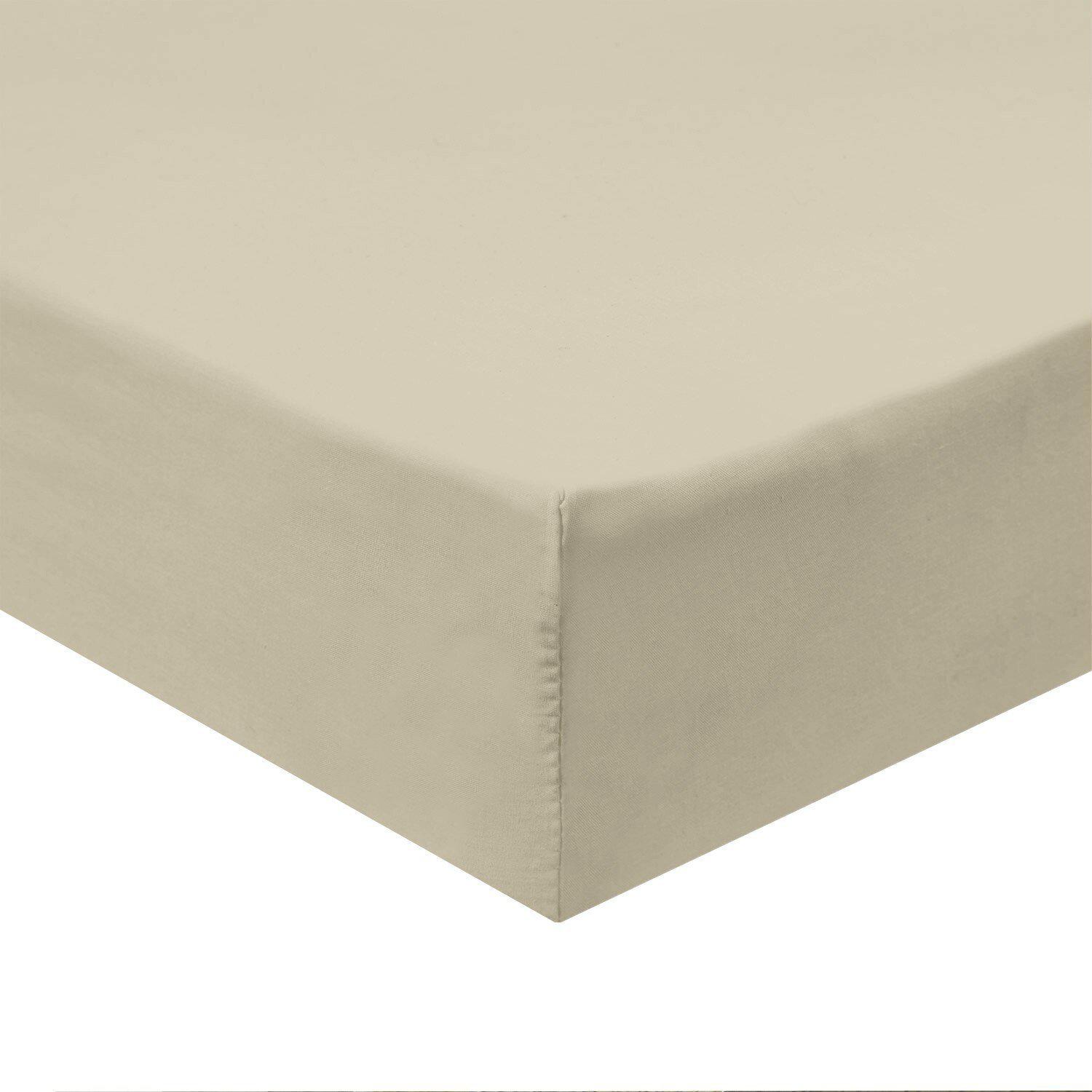 Twin XL Fitted Sheet Only - Cotton 340 Thread Count - 16” Deep Pocket