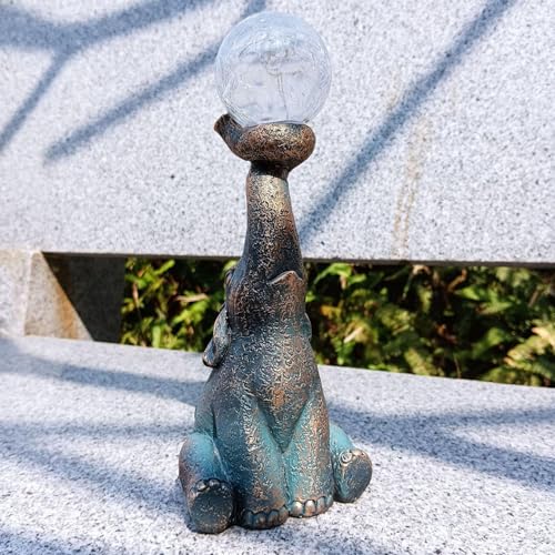 Bronze Elephant Garden Statue J71298