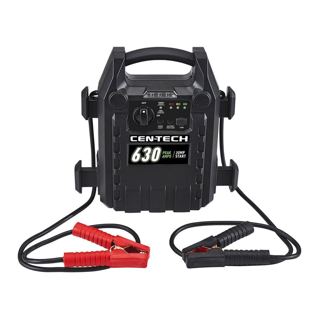 630 Peak Amp Portable Car Battery Jump Starter and Power Pack J5479