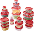 42 Piece Red Food Storage Containers J143774