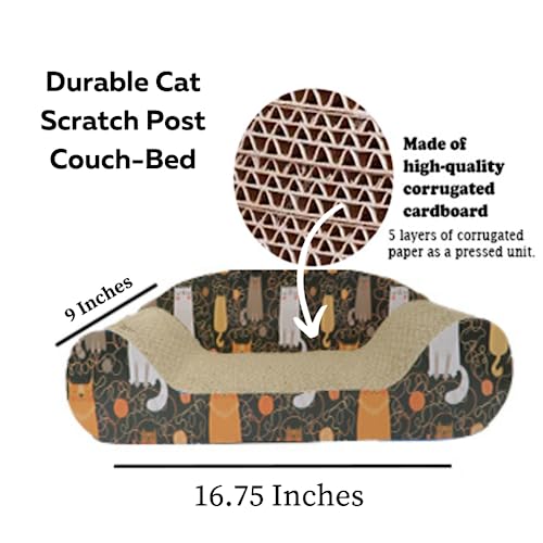 Cat Scratching Pad Cardboard Lounge F121856