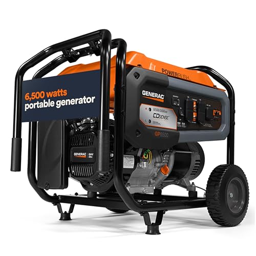 8,000-Watt Gas-Powered Portable Generator with Electric Start V608533