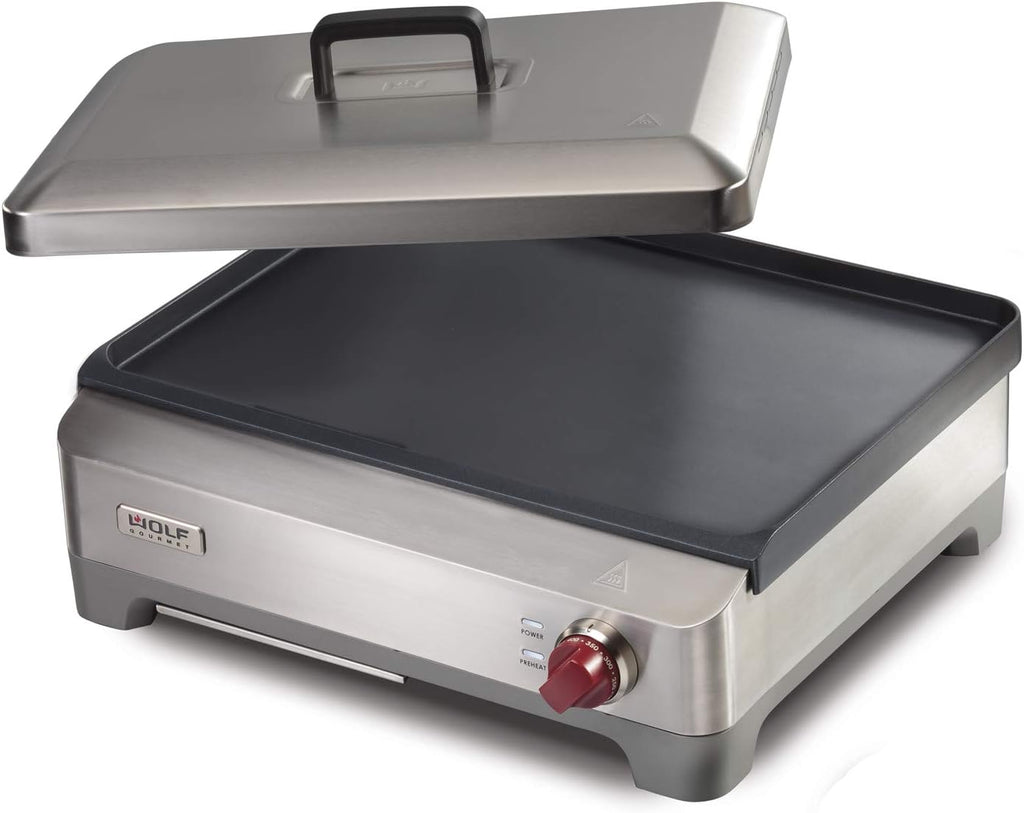 Nonstick Electric Griddle with Stainless Steel Q31713