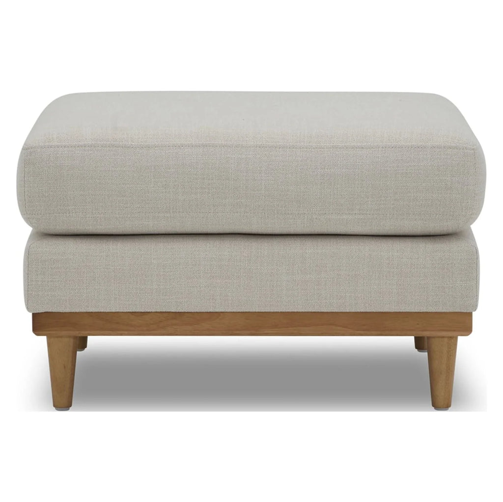 Light Honey Wood Frame Ottoman U93259