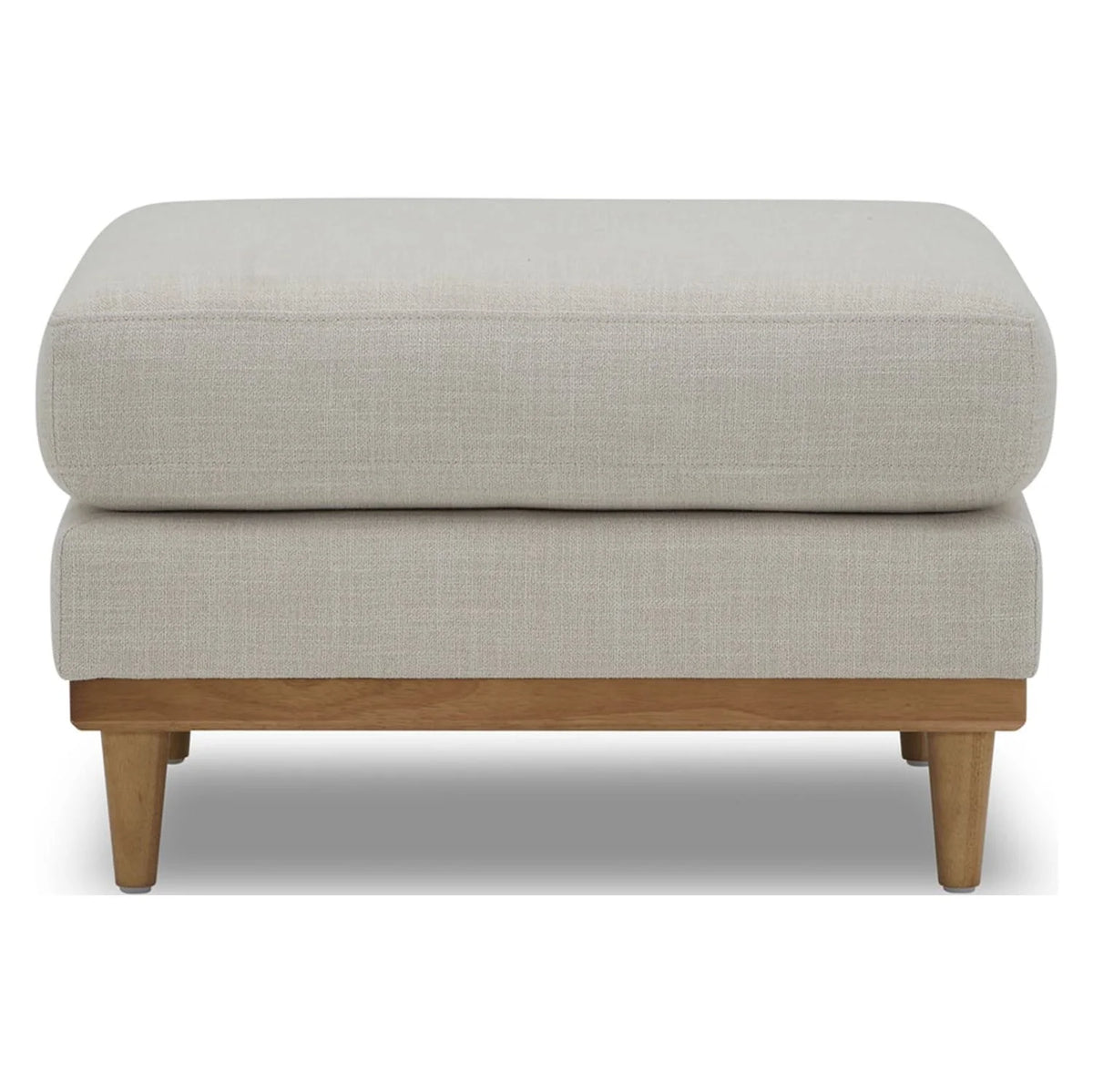 Light Honey Wood Frame Ottoman U93259