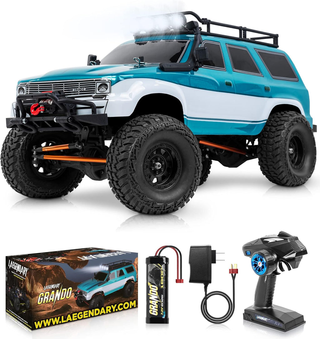 1:10 Scale Red Orange 4x4 Offroad RC Rock Crawler V64913