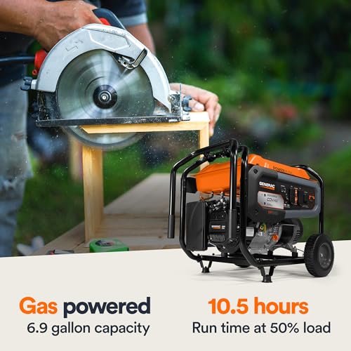 8,000-Watt Gas-Powered Portable Generator with Electric Start V608533