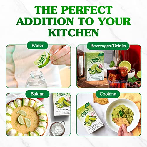 100 Packets Sugar Free Lime Water Flavoring Powder Packets W80073
