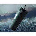 Dark Green Jelly Studded Tumbler 24Oz E189