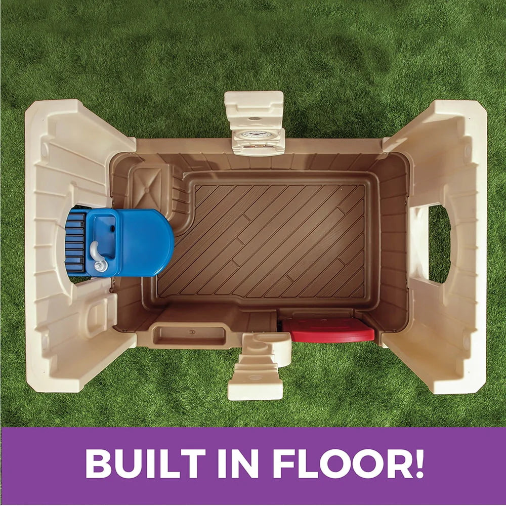 Brown Plastic Playhouse D7541