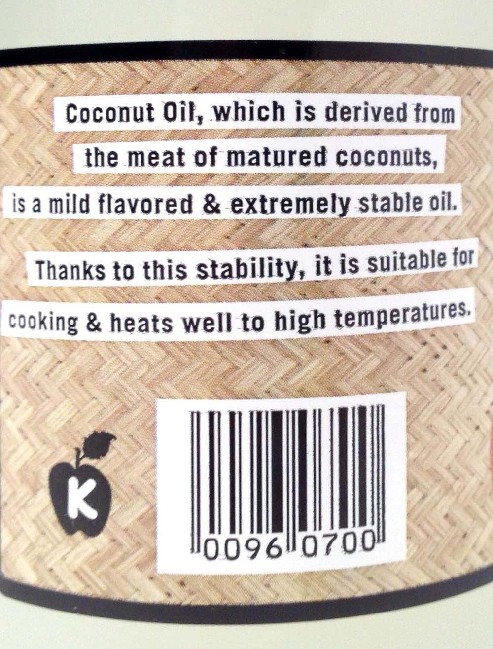 Organic Virgin Coconut Oil, 16 fl oz L201590