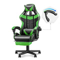 White Gaming Chair with Footrest Z578905