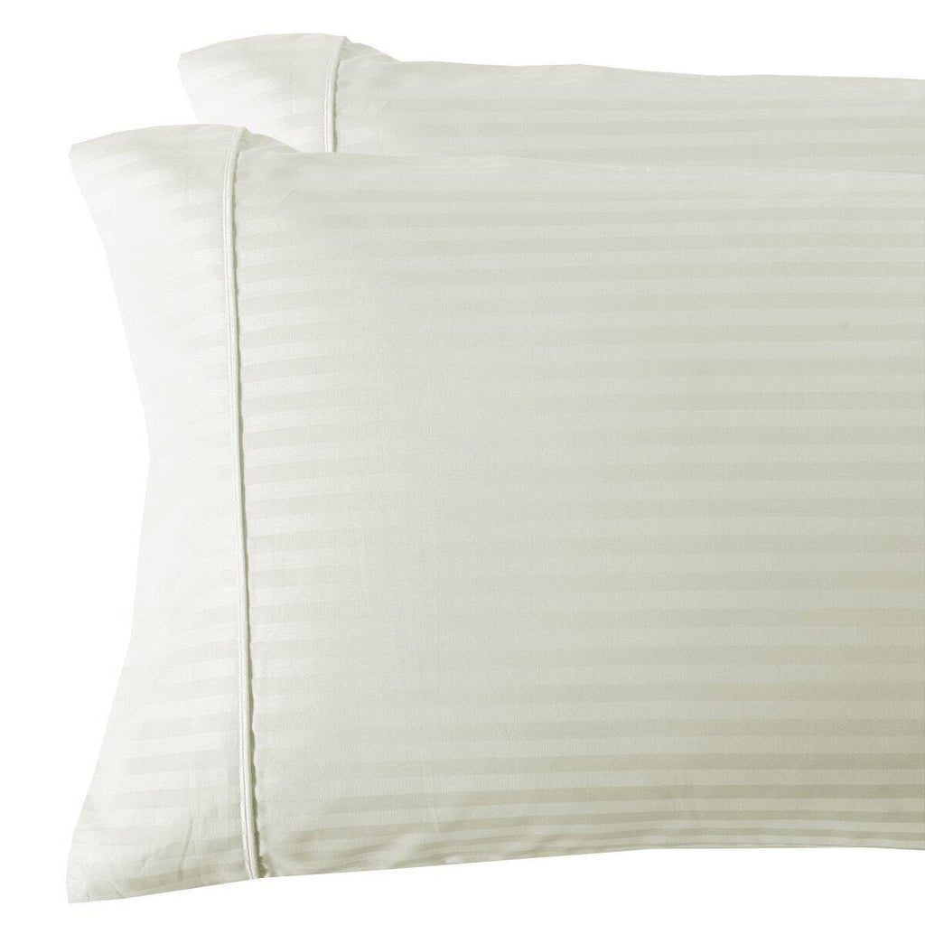Damask Stripe 300 Thread Count Pillowcases