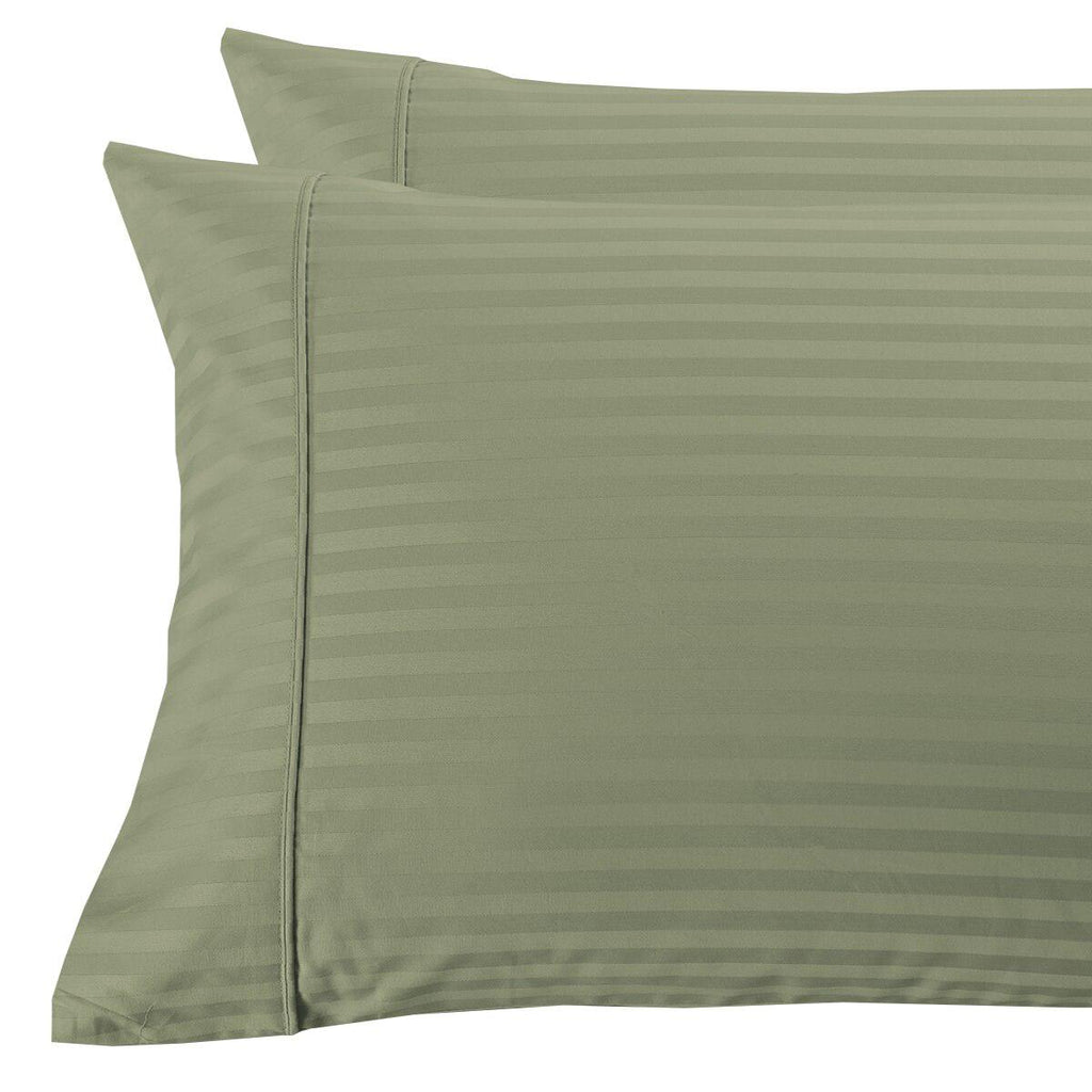Damask Stripe 300 Thread Count Pillowcases