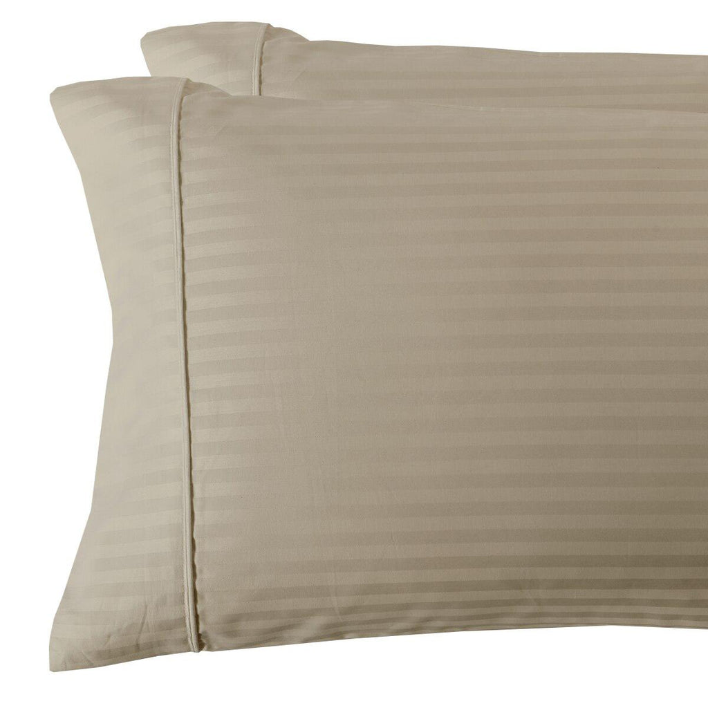 Damask Stripe 300 Thread Count Pillowcases
