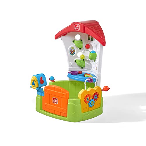 Toddler Corner House Playhouse Playset with Kitchenette, 15 Piece Toy Accessories, Durable Plastic Q182