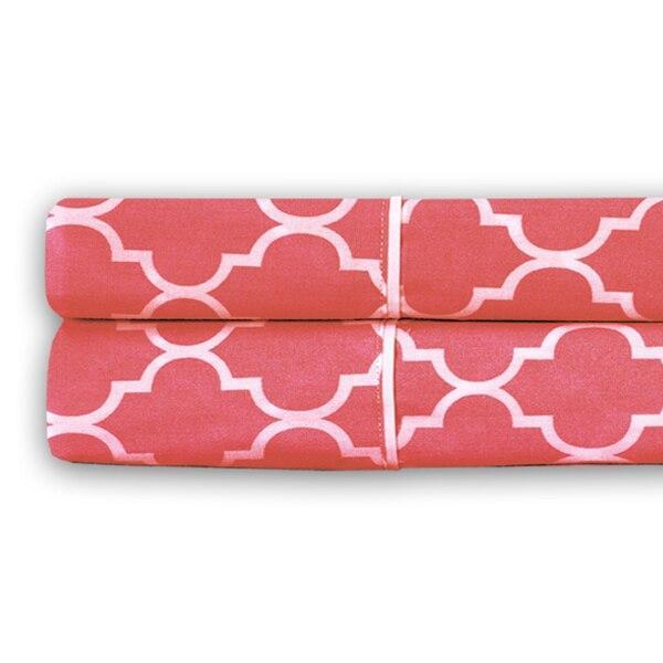 Quatrefoil Percale Pillowcase Set (Pair) – Meridian