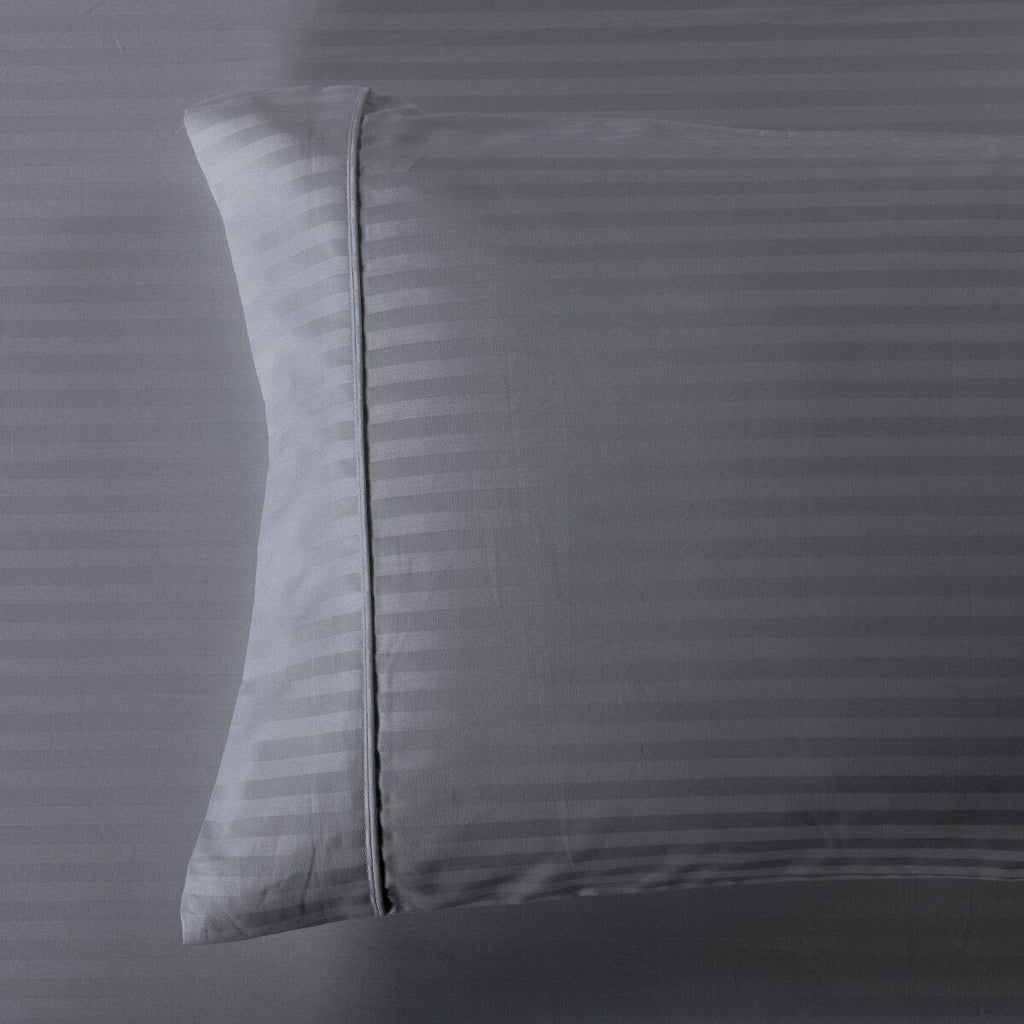 Damask Stripe 600 Thread Count Pillowcases (Pair)
