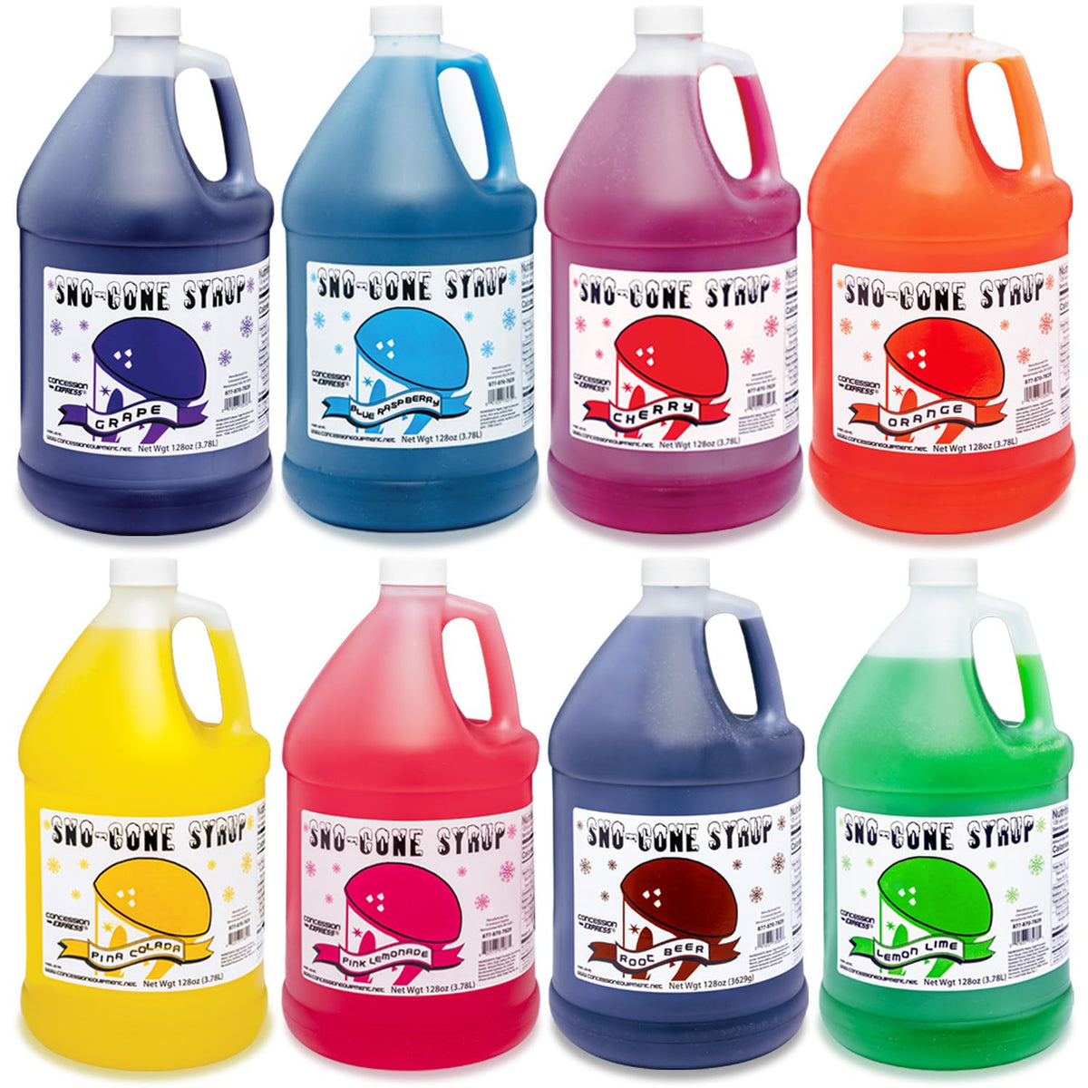 4/128oz Gallons Sno-Cone Syrup W88404
