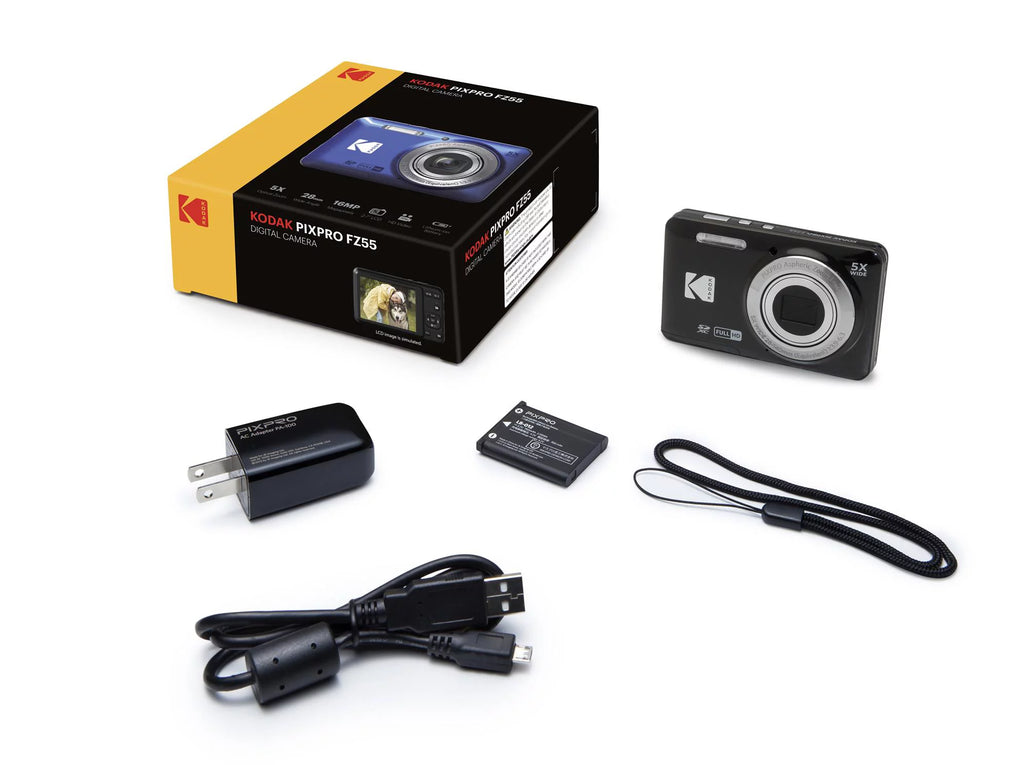 Black Digital Camera with Accessories R492