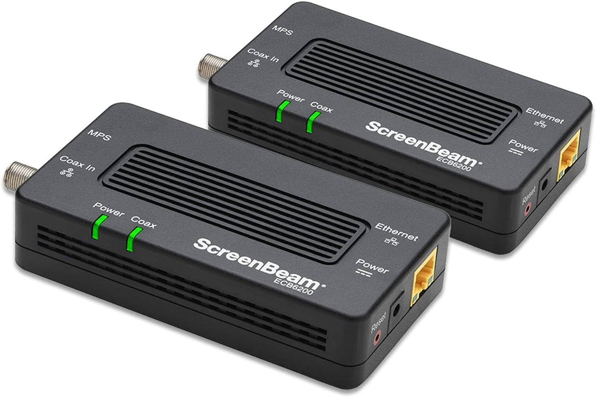Bonded MoCA 2.5 Network Adapter 2.5 Gbps Ethernet Port 2 Pack X20891