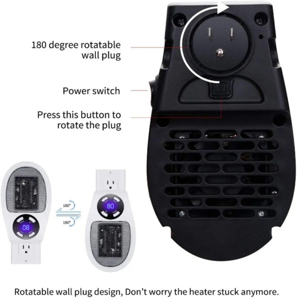500W Ceramic Portable Space Heater F917