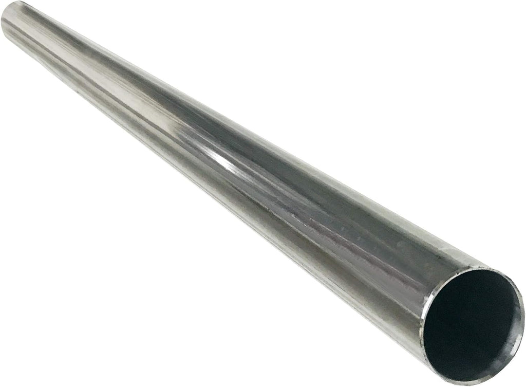 2.5 inch OD 5 feet long Stainless Steel Straight Exhaust Pipe Pack of 2 O7469