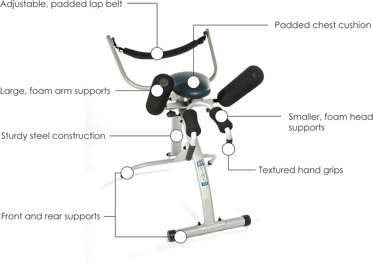 Inline Traction Control System for Spinal Decompression and Back Stretch Relief I131