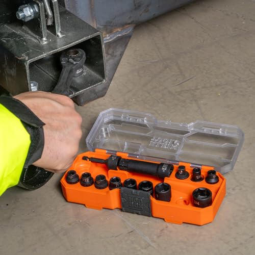 15-Piece Pass Through Socket Set with Case H2743
