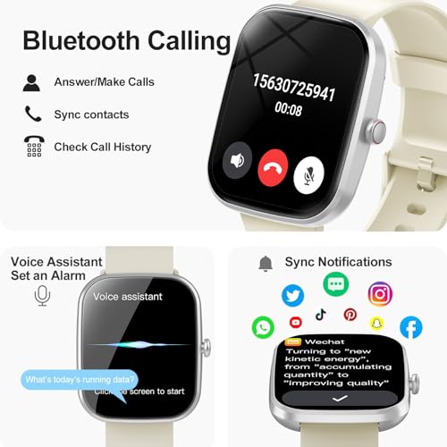 Smart Watch 1.91" Touch Screen Fitness Watch B62556