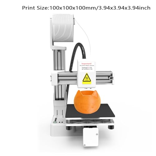 Mini 3D Printer, Printing Size 100 x 100 x 100mm (Black) D782331