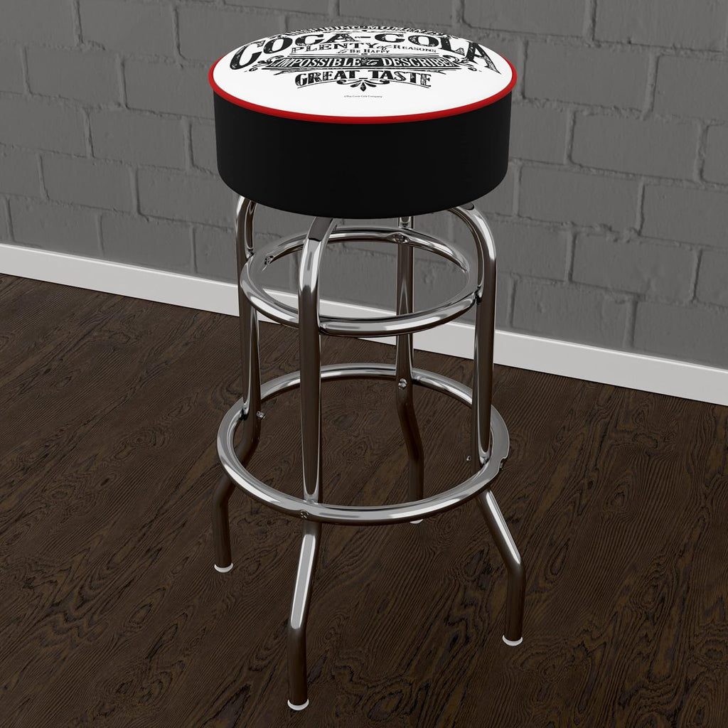 Vintage Swivel Bar Stool with Foam Padded Seat T97989