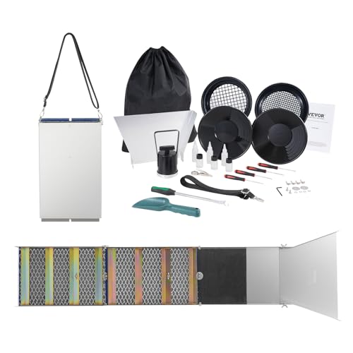 23 PCS Folding Aluminum Alloy Gold Prospecting Kit I538