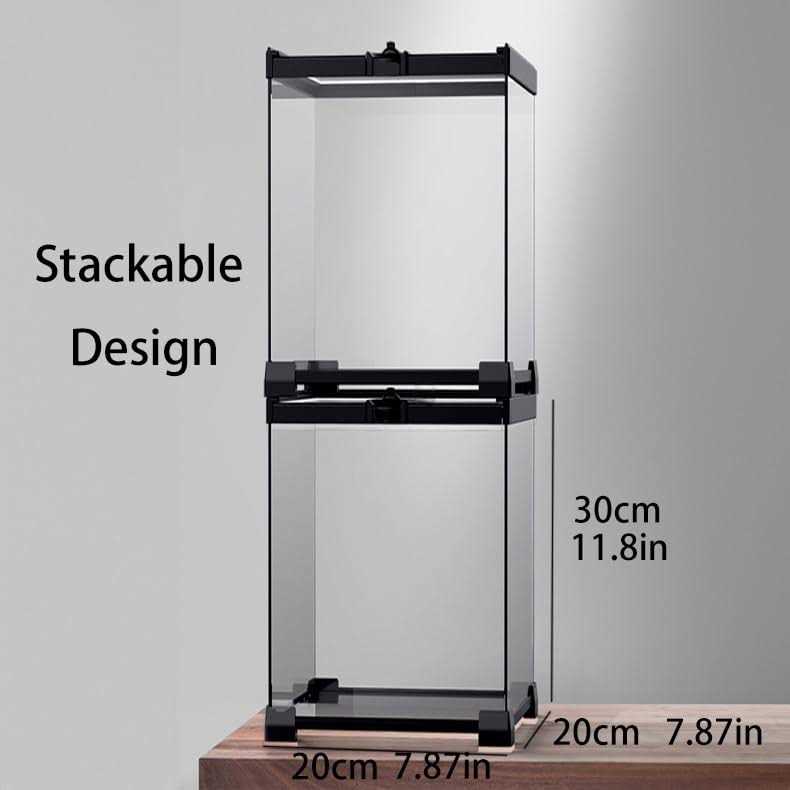 Reptile Terrarium 8 * 8 * 12 Vertical Habitat Tank Starter Kit R45091