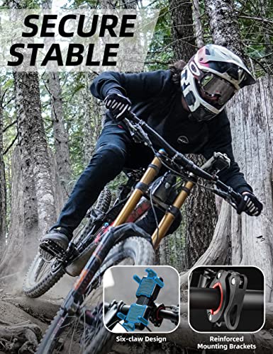 Adjustable Bike Phone Holder Handlebar Clip for 4.1" - 6.7" Smartphones S767000