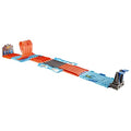 Toy Car Track Set with 2 Cars in 1:64 Scale A785348