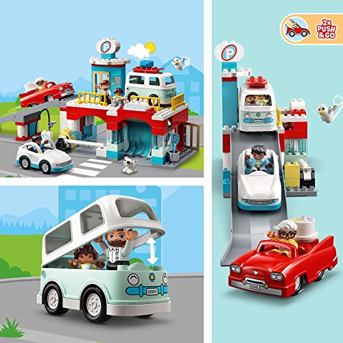 Parking Garage and Car Wash Set with Garage, Gas Station & Toy Cars K8005