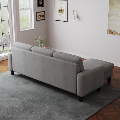 Blue Polyester L Shaped Sofa B31107