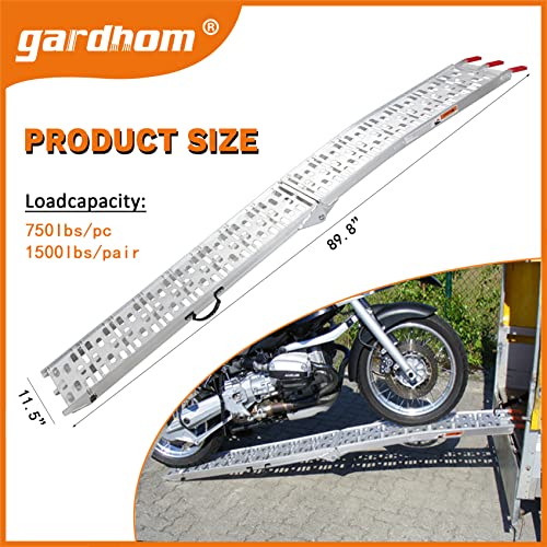 Aluminum Folding Loading Ramps with Handle E89959