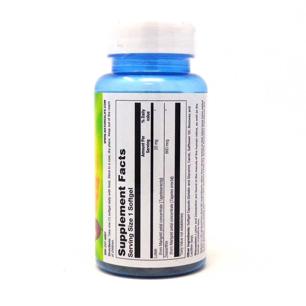 Lutein 20 mg Plus Zeaxanthin 60 Softgels F24758