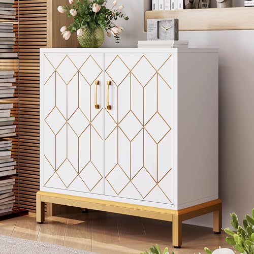 White Buffet Cabinet with Storage H506663