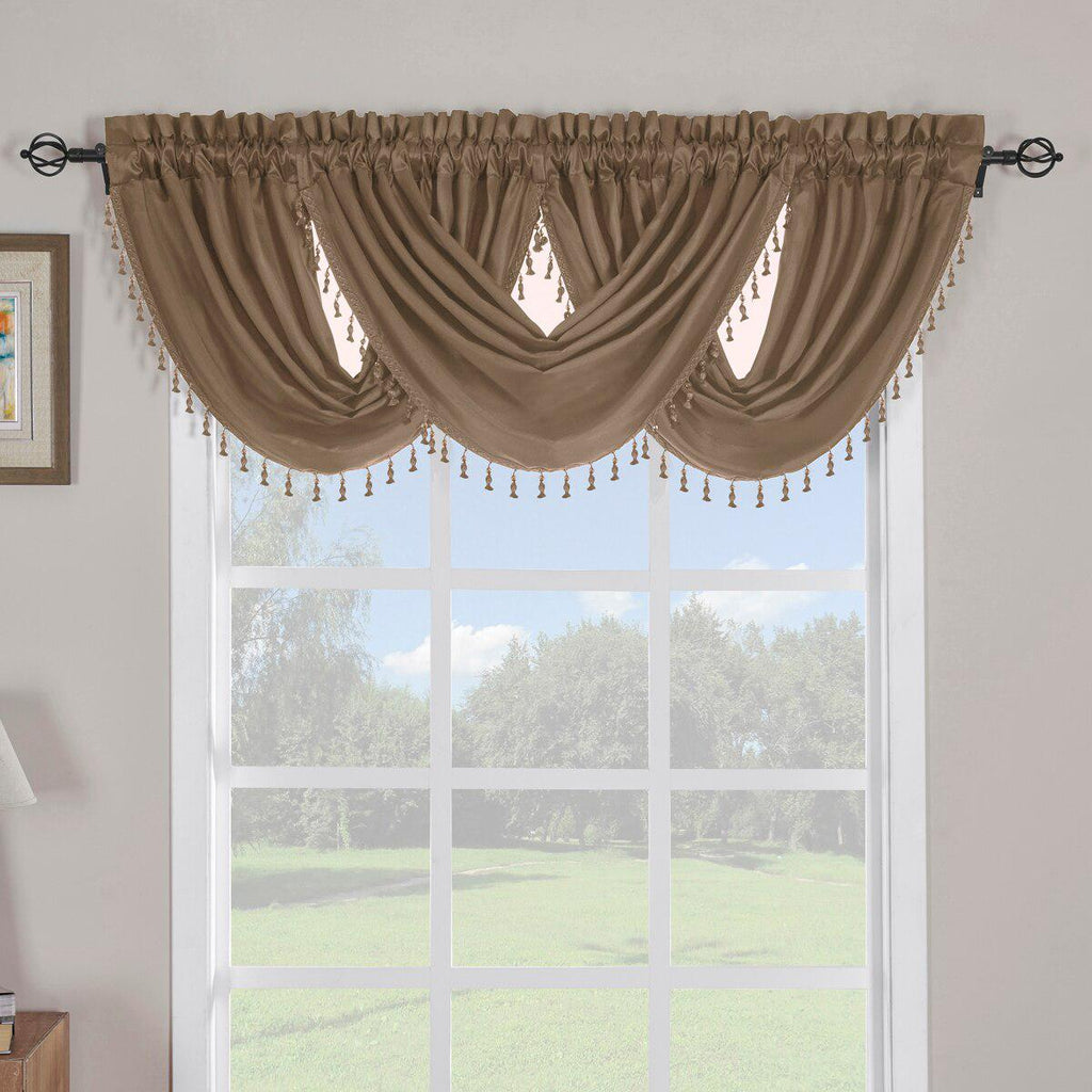 Soho Waterfall Window Valance 57”wx 37”L (Single)