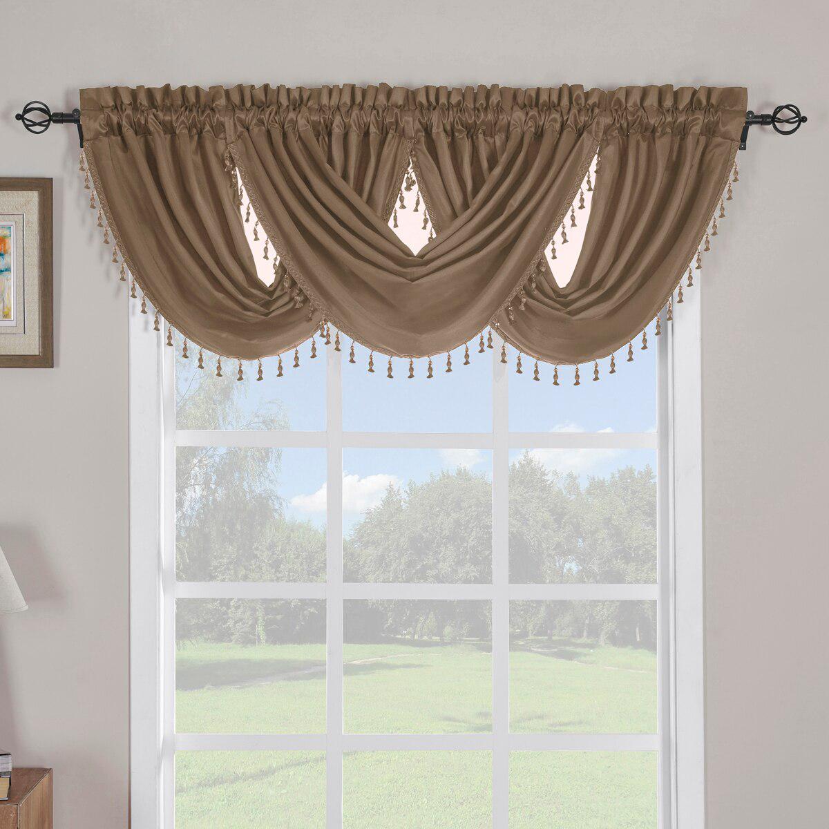 Soho Waterfall Window Valance 57”wx 37”L (Single)