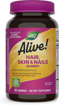 Strawberry Flavored Hair Skin & Nails Gummies, 60 Gummies X761