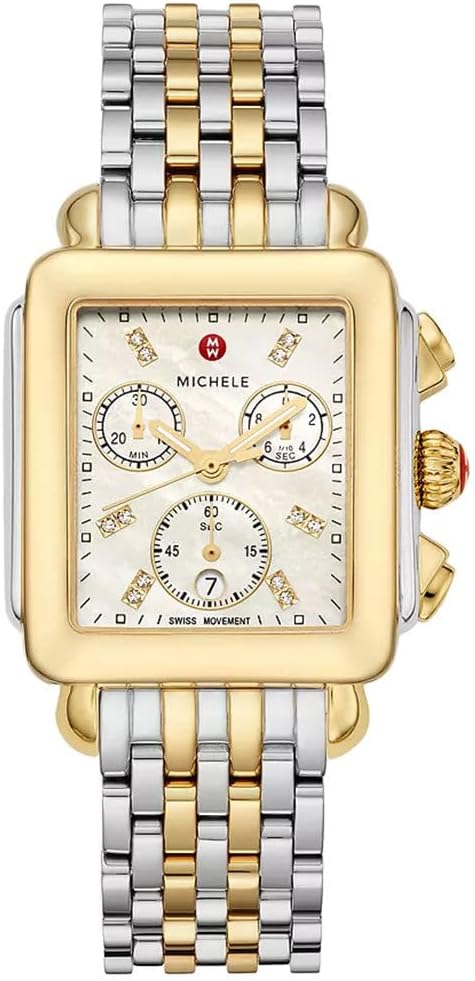 Two-Tone Stainless Steel & Diamonds Chronograph Watch H67662
