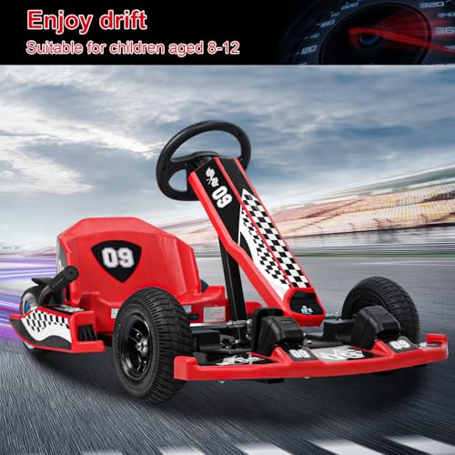 Red Electric Drift Go Kart 350W 16 MPH 36V A603
